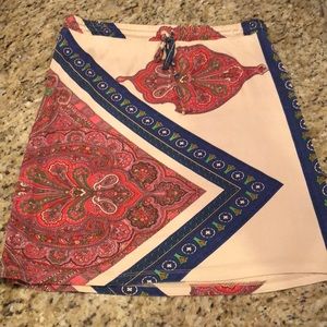 Anthropologie Multicolor slinky skirt